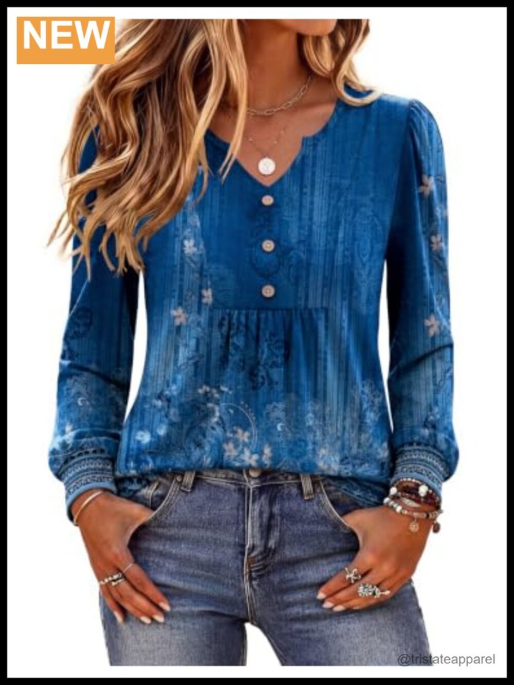 Womens Long Sleeve V Neck Pleated Tunic Top Casual Fall Blouse